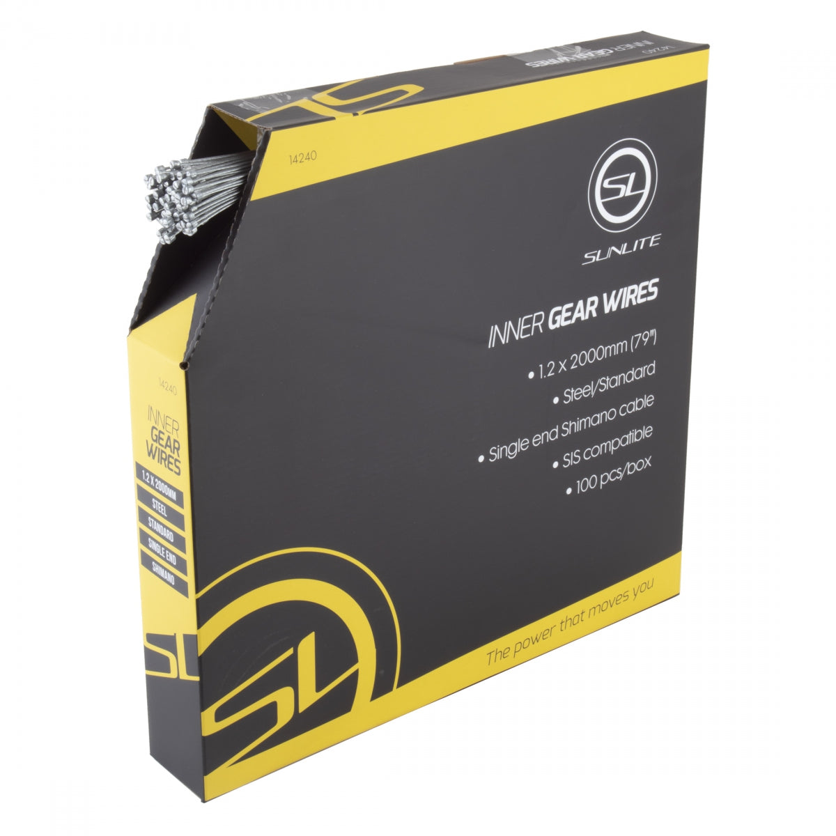 SUNLITE CABLE GEAR SUNLT 1.2x2000 STL SIS BXof100