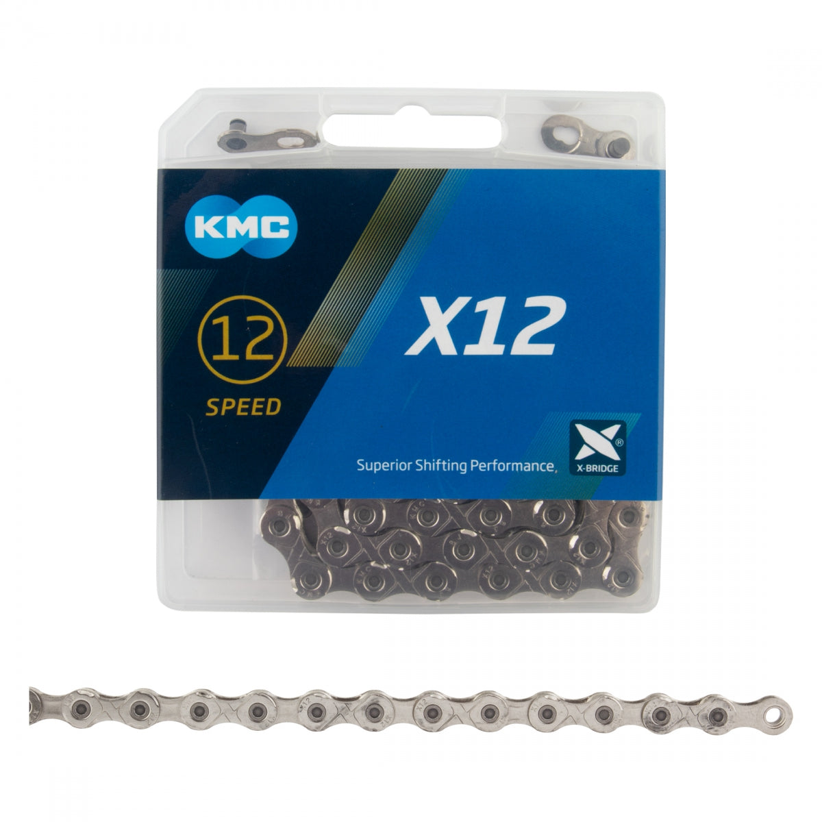 KMC Chain X12 12s Silver 126L