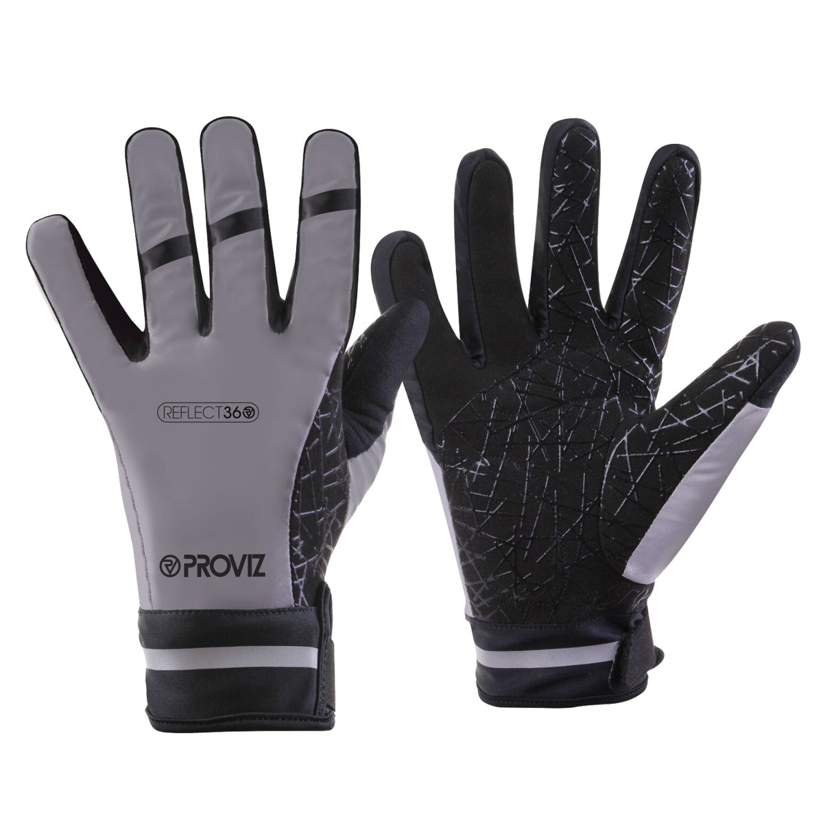PROVIZ Gloves REFLECT360 Waterproof XXL Black/GY