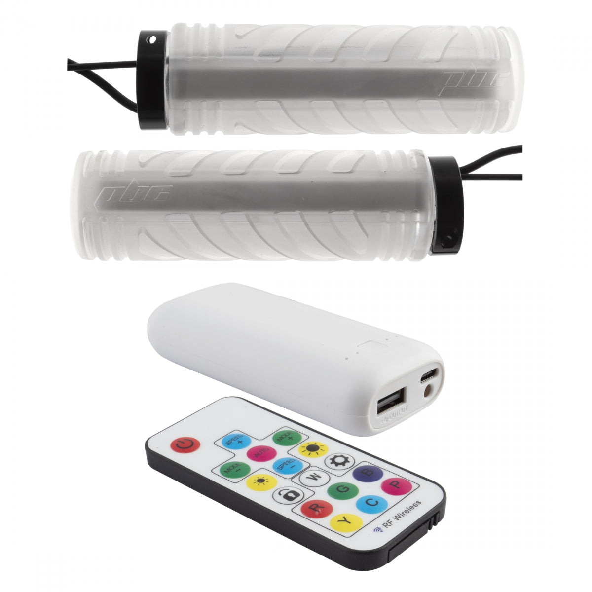 BLIPS GRIPS Grips Blips Lockon Light UP Clear Rechargeable
