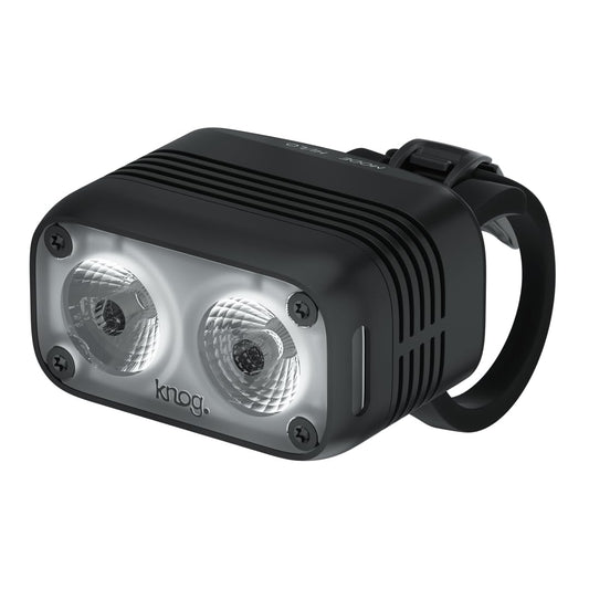 Knog Blinder Road 400 USB Rechargeable Bicycle Light - Powerful 400 Lumen Bike Headlight with Dual Spot & Flood LEDs, Waterproof, Lightweight 70g Design for Road Cycling Safety