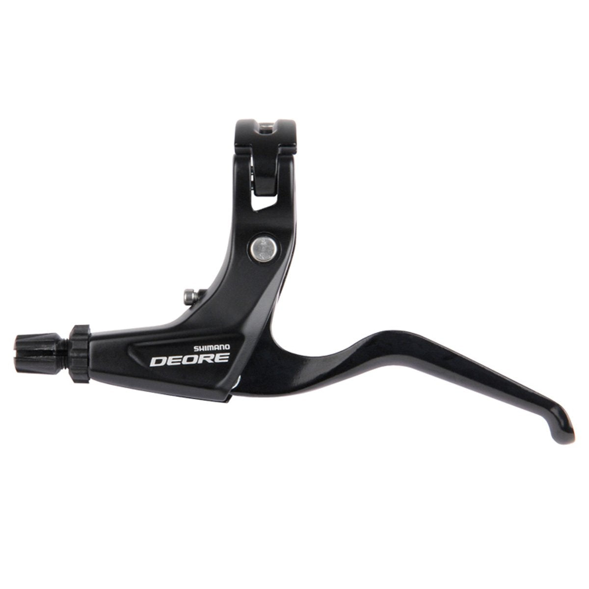 SHIMANO Deore 611 3-Finger Mountain Bicycle V-Brake Lever - BL-T611 (Black - Left Side)