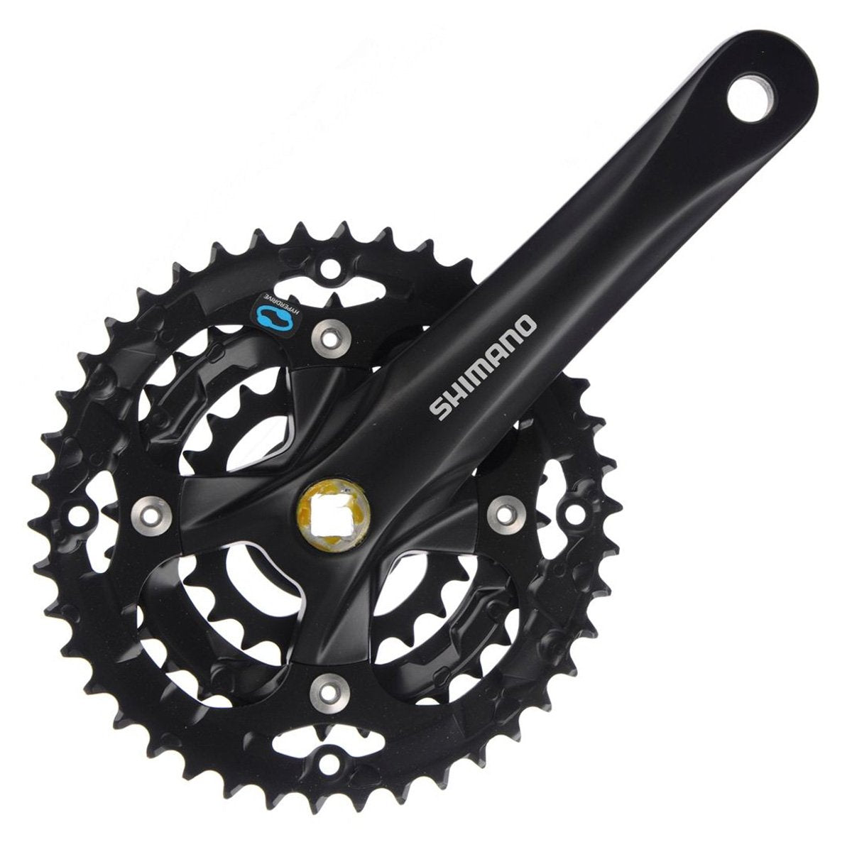Shimano M361 Hybrid Crankset (Black, 170mm X 42/32/22T)