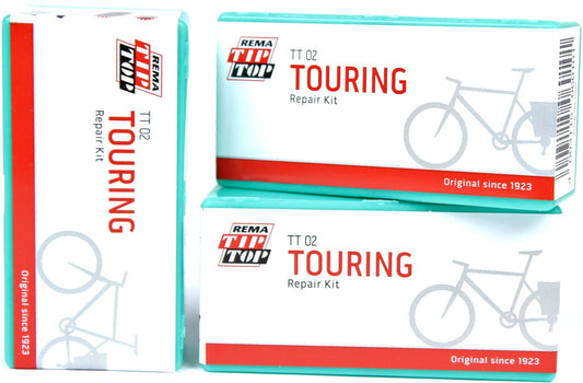 Rema Tip Top TT02 Touring Bicycle Tube Repair Patch Kits #22 (3 Pack)