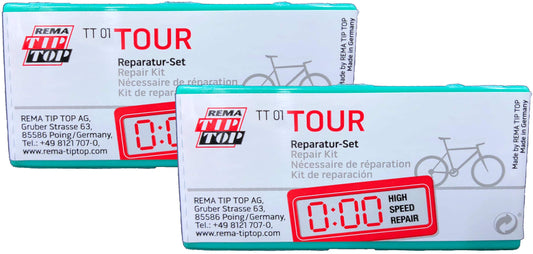 Rema Two (2) Touring Bicycle Tube Patch Repair Kits TT01 (21) - Small TT O1