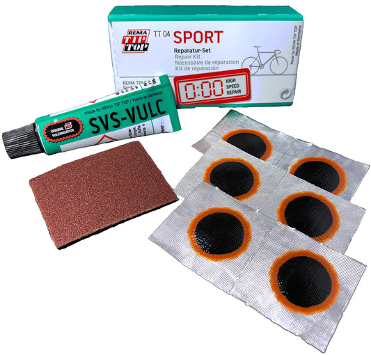 REMA Sport Bicycle Narrow Tube Patch Repair Kit TT04 (24) - TT O4