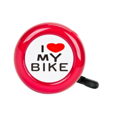Sunlite "I Love My Bike" Bicycle Bell All Colors