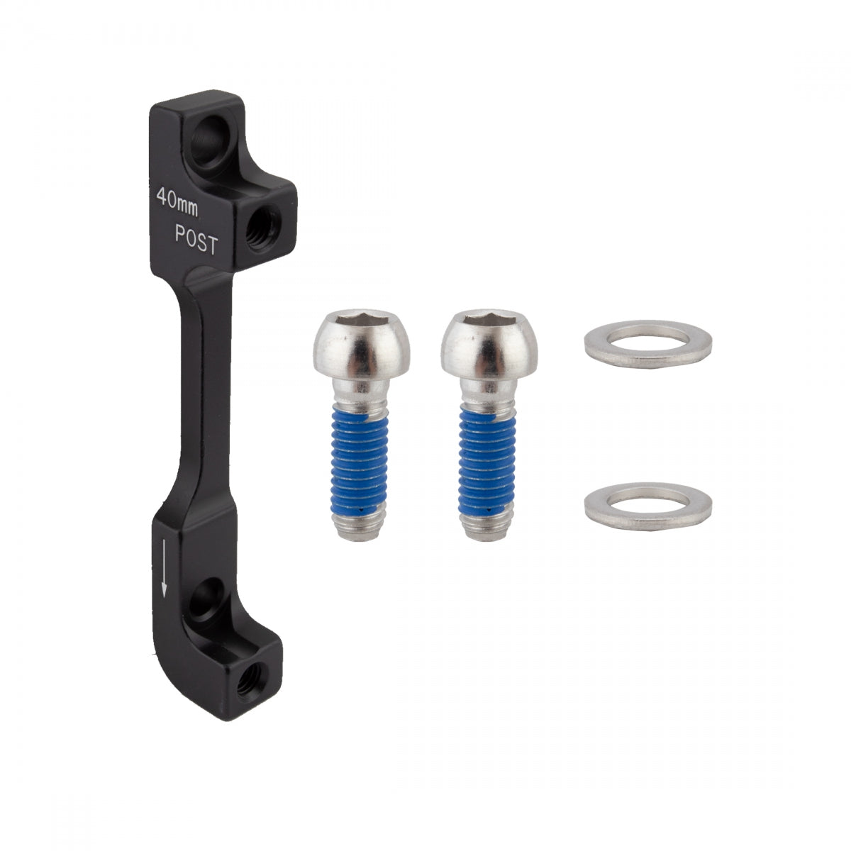 BRAKE PART AVID DISC ADPTR FT200/RR180 POST 40 P w/SS HDWR