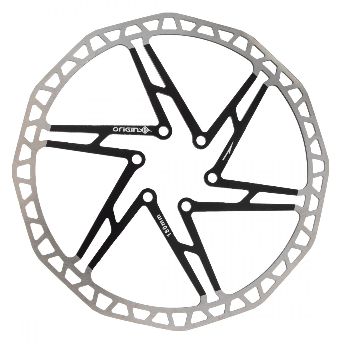 ORIGIN8 BRAKE PART OR8 DISC ROTOR SPDCK 1p 6B 180mm BK
