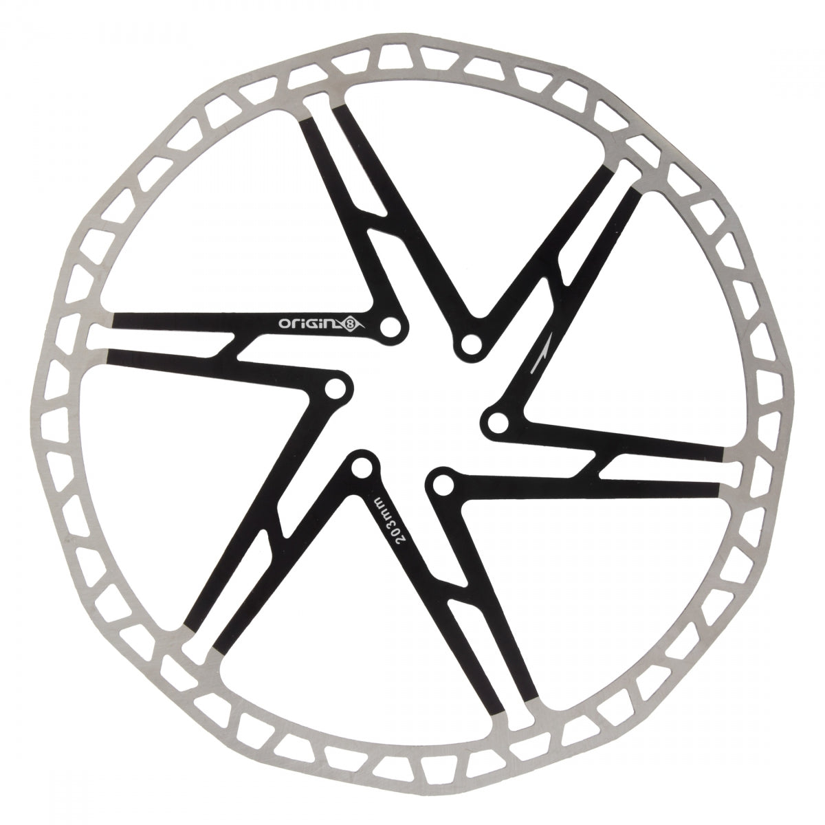 ORIGIN8 BRAKE PART OR8 DISC ROTOR SPDCK 1p 6B 203mm BK