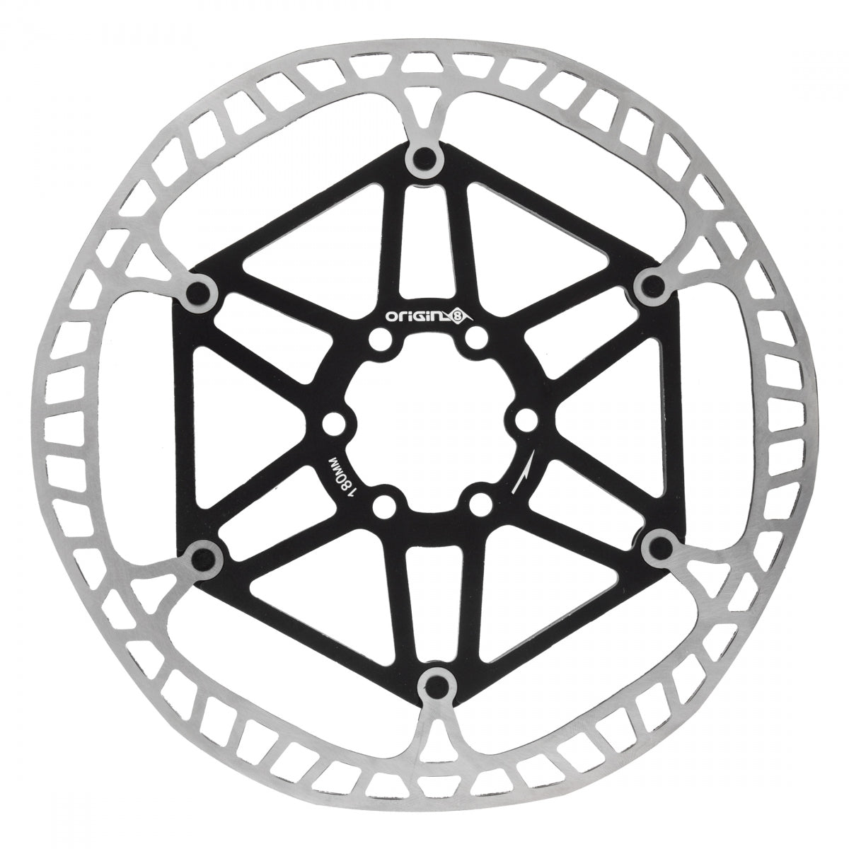 ORIGIN8 BRAKE PART OR8 DISC ROTOR SPDCK 2p FLOATING 6B 180mm BK