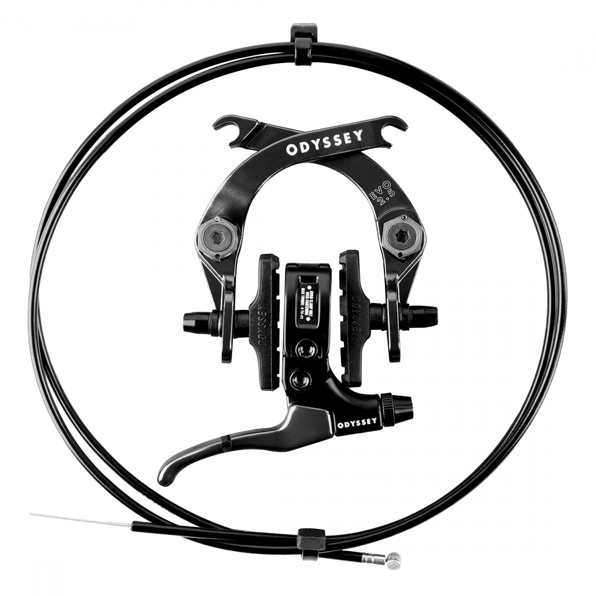 ODYSSEY BRAKESET ODY EVOLVER 2.5 BK w/MONO LVR/LINEAR CBL