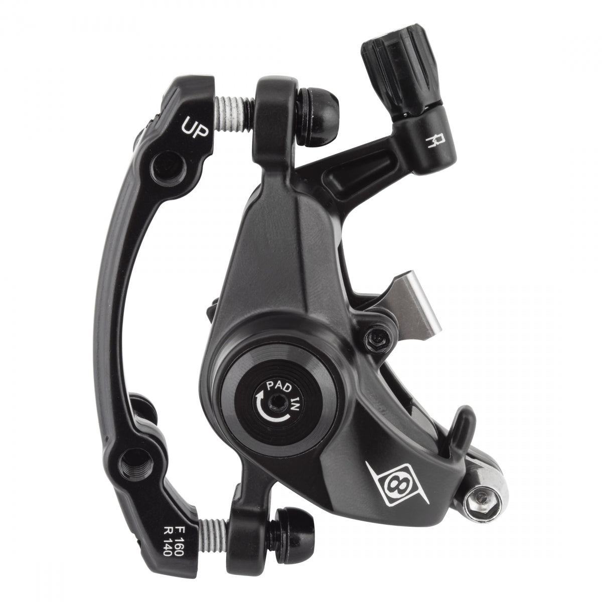 ORIGIN8 BRAKE DISC OR8 VISE II MECH PM RD/CX/GX FTorRR BK CALIPER ONLY (J)