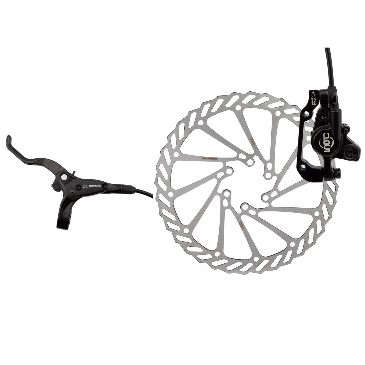 CLARKS BRAKE DISC CLK CLOUT-1 HYD FT w/LVR 180 BK