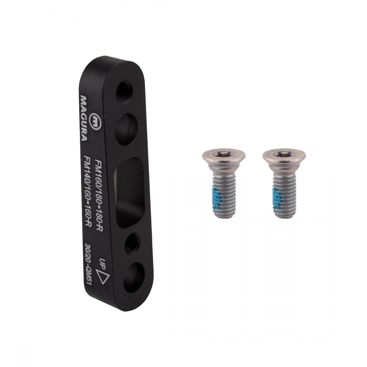MAGURA BRAKE PART MAG DISC ADPTR QM51 FLAT MOUNT RR 160 w/HARDWARE
