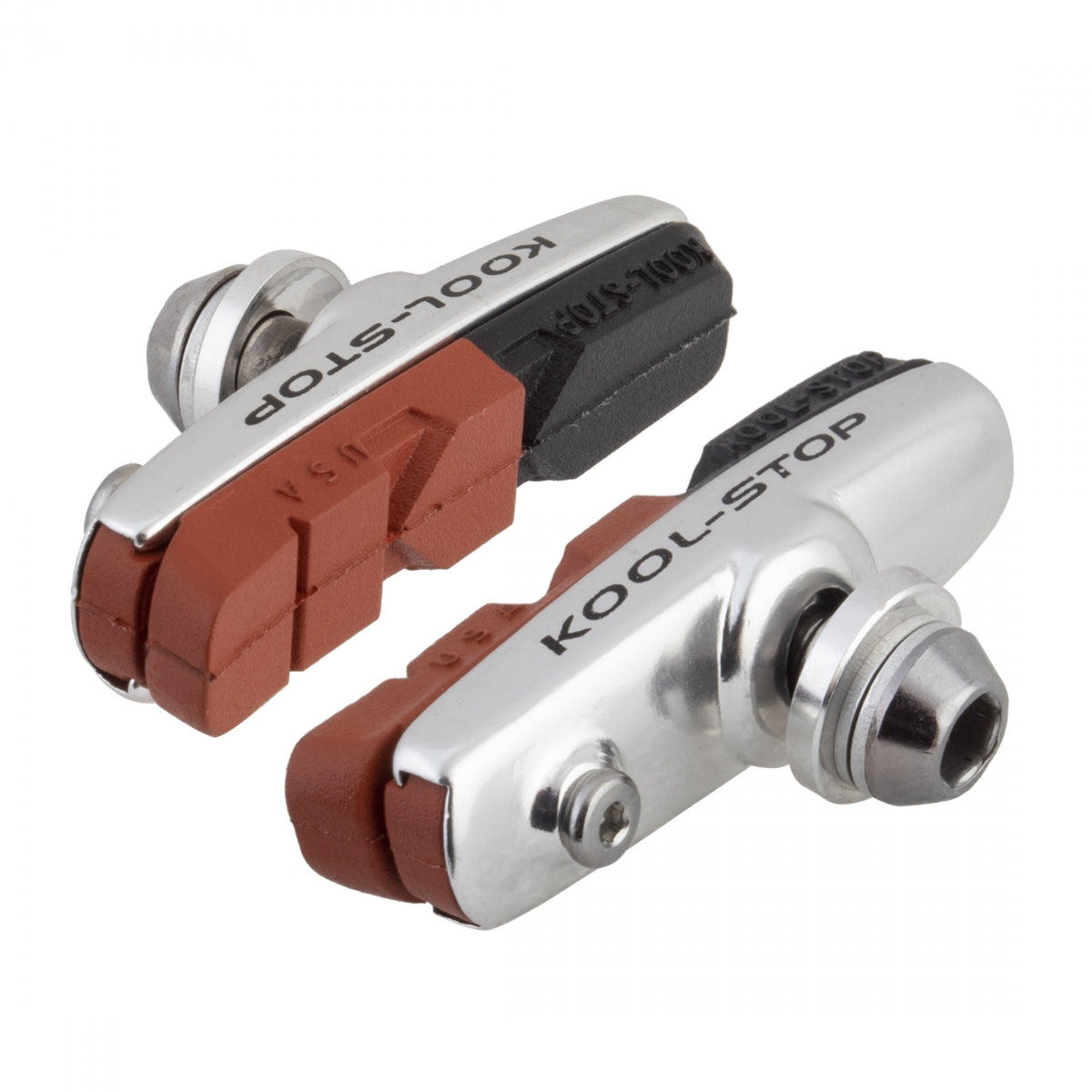 KOOLSTOP BRAKE SHOES K/S ROAD 55.5mm BK/SL PR