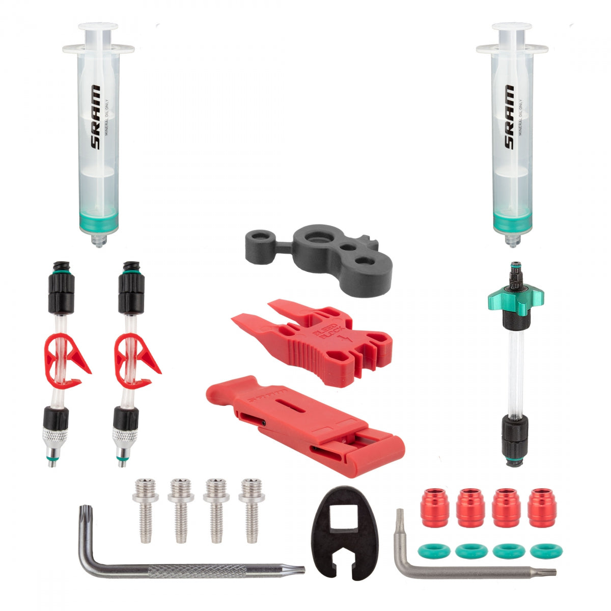 TOOL BRAKE DISC SRAM BLEEDKIT MINERAL No/FLUID DB4-6-8/MAVEN MOTIVE