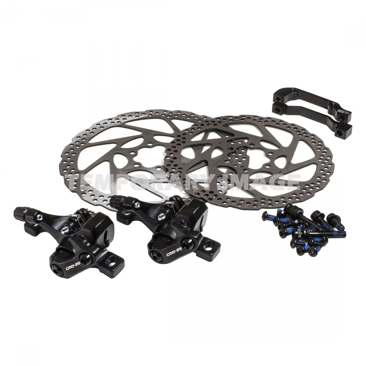 CLARKS BRAKE DISC CLK CMD-25 MECH EBIKE F&R 180Fpm/160Ris BK