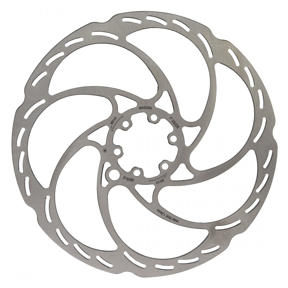 MAGURA BRAKE PART MAG DISC ROTOR MDR-S 203 2.5mm 6B f/GUSTAV SL