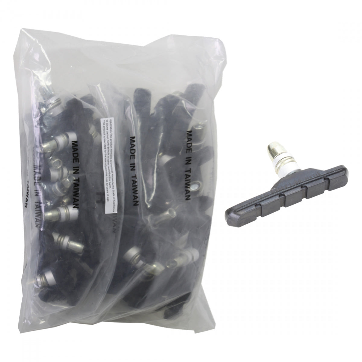 SUNLITE BRAKE SHOES SUNLT ATB V BULK BK CONTAINS 2 BAGS 25 LEFT 25 RIGHT BGof25pr