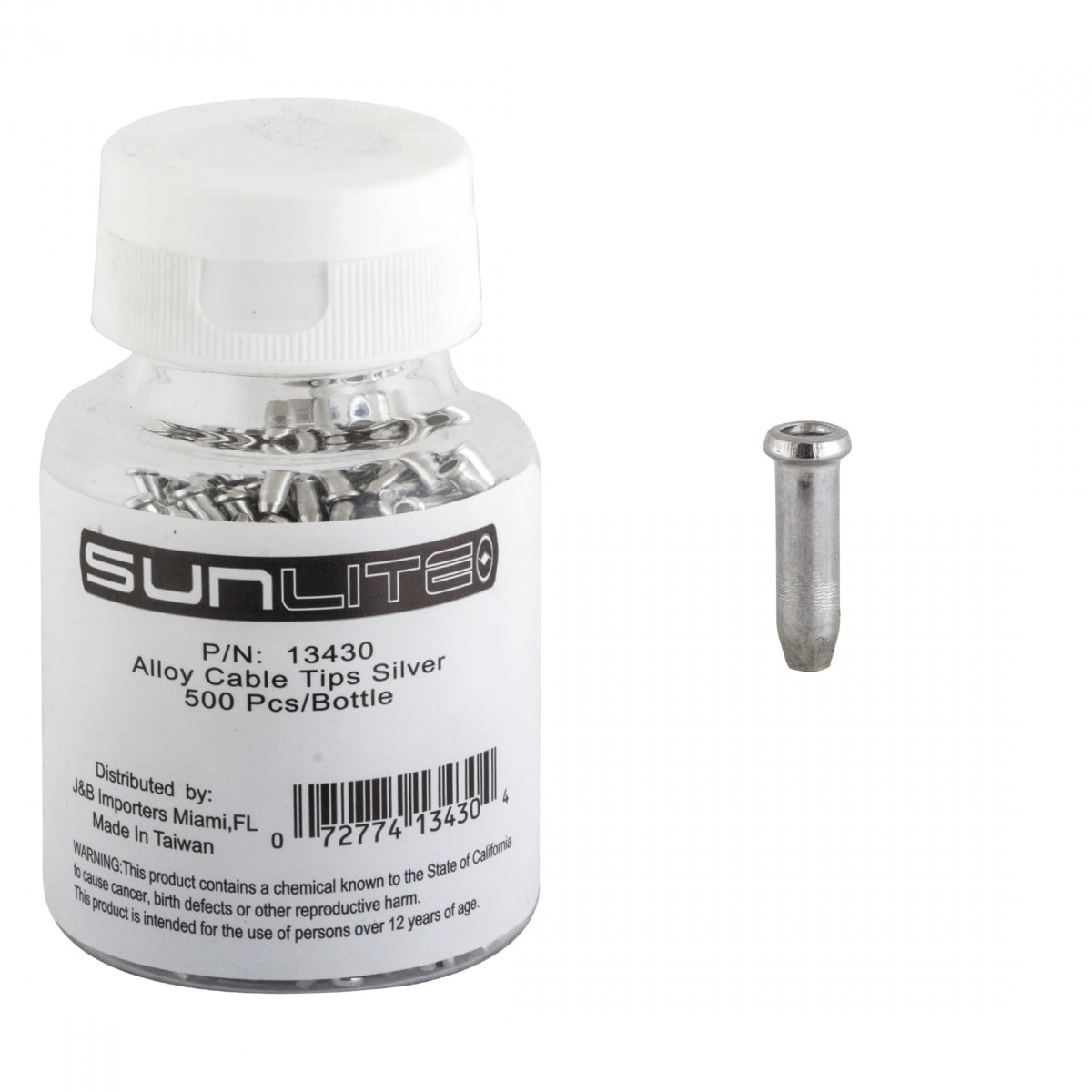 SUNLITE CABLE TIP SUNLT ALY SL BTLof500
