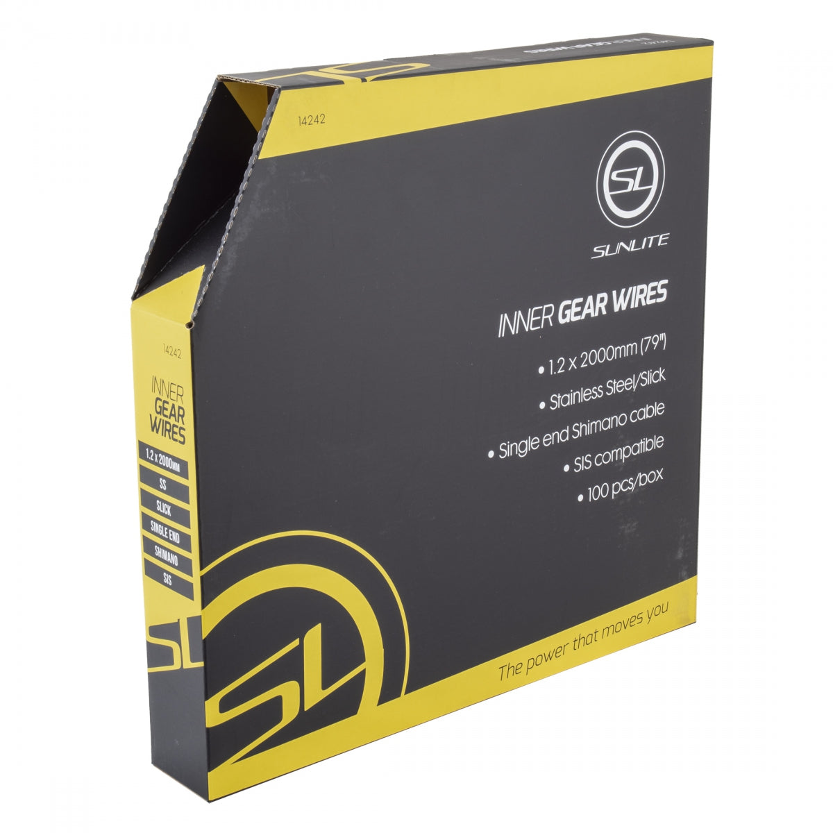 SUNLITE CABLE GEAR SUNLT 1.2x2000 SS SLK SIS BXof100