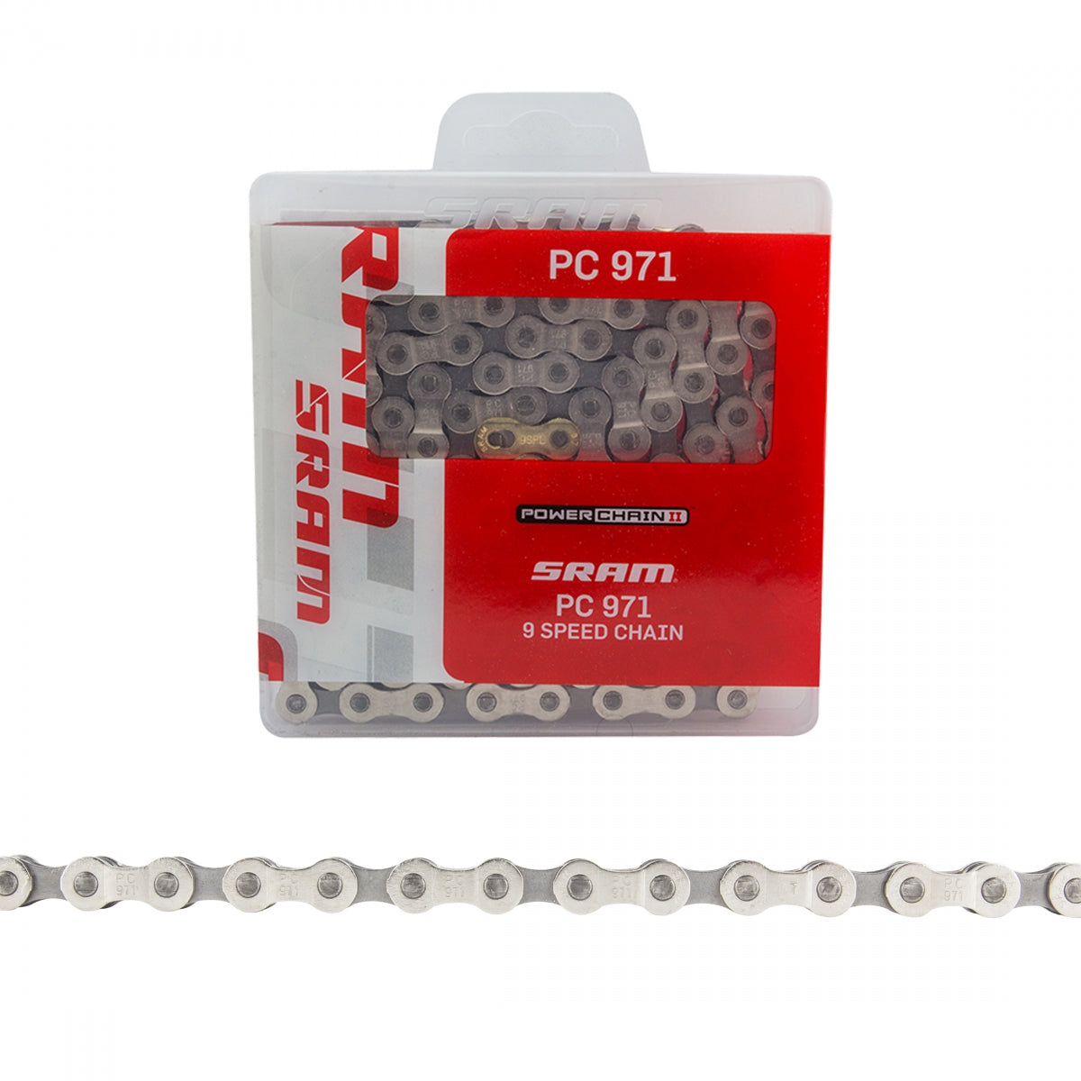 SRAM Chain PC971 9s Silver/GY 114L Powerlink