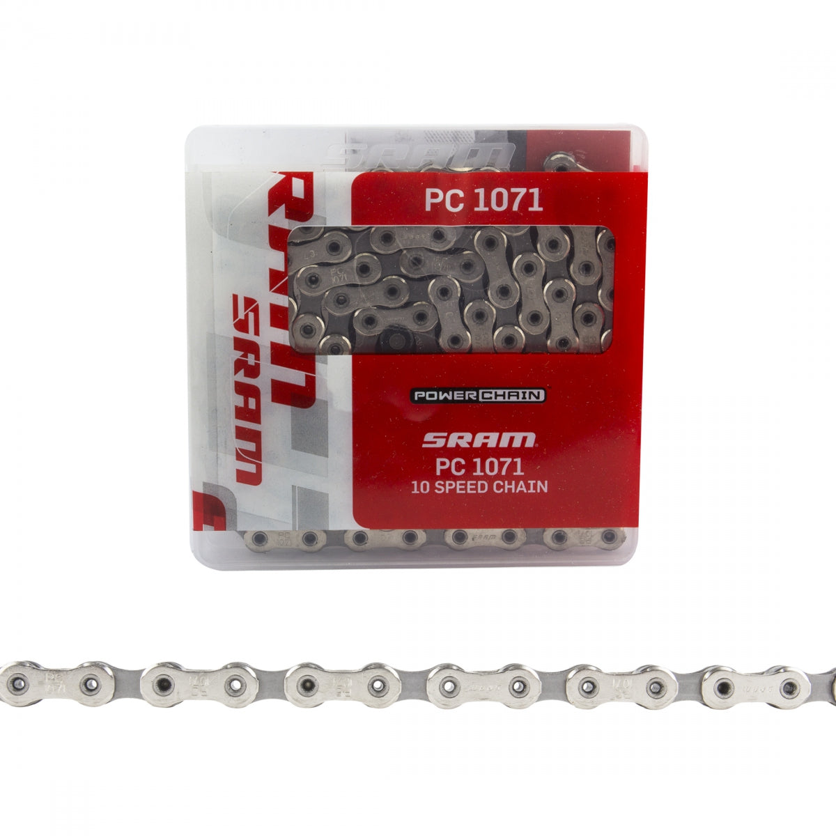 SRAM Chain PC1071 10s Silver 114L Hollowpin