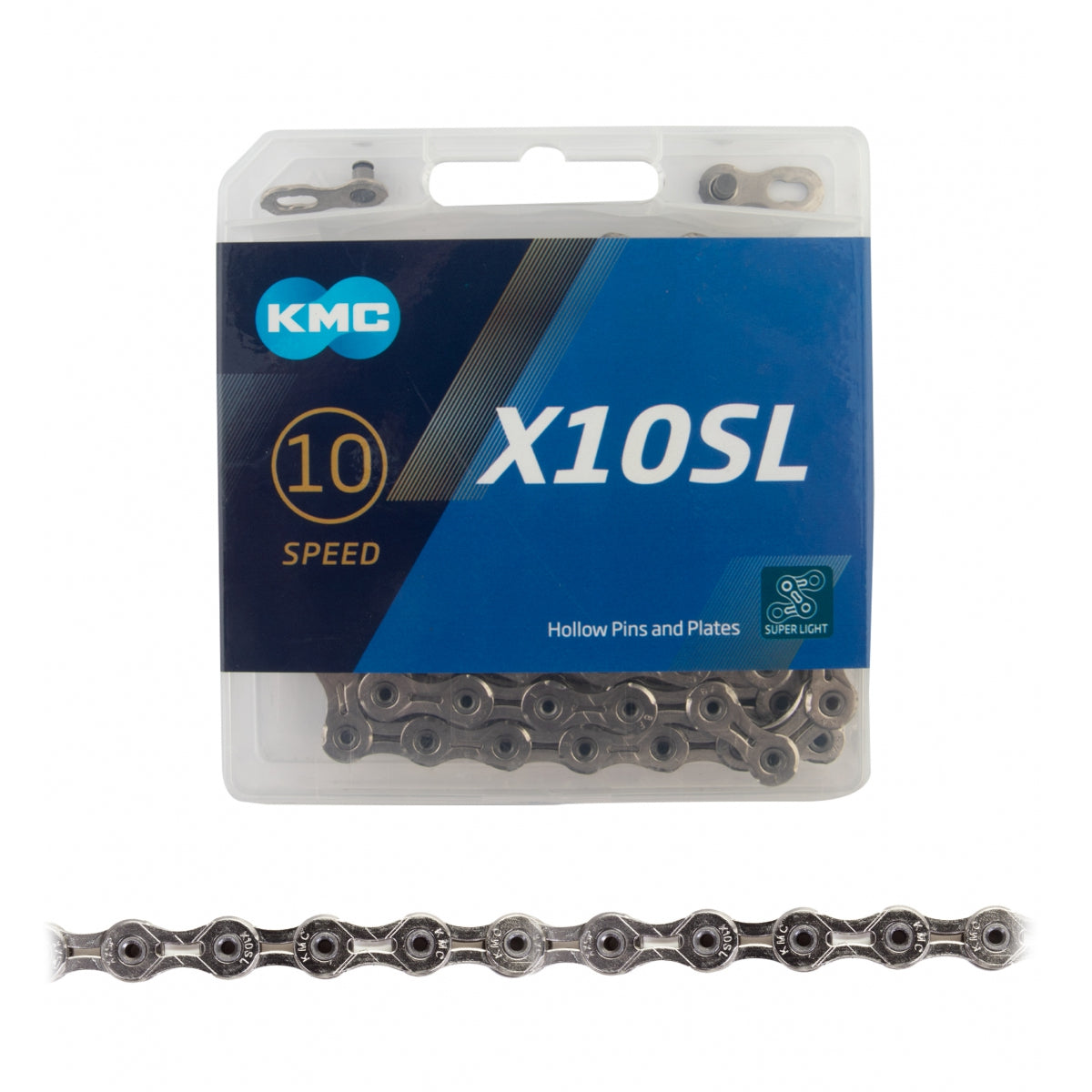 KMC Chain X10SL Silver 116L