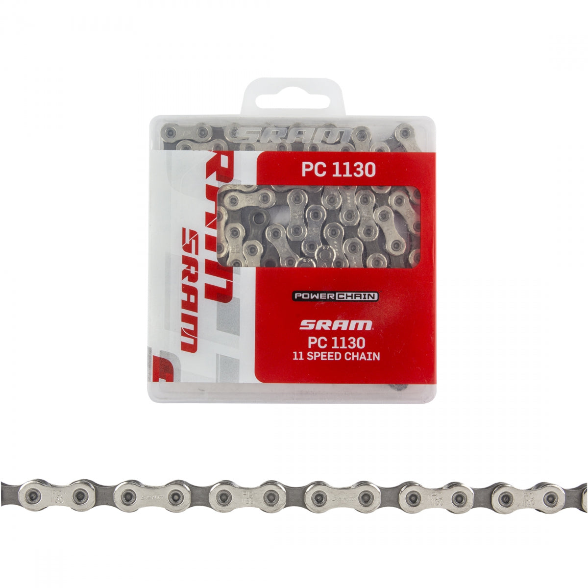 SRAM Chain PC1130 11s Silver/GY 114L