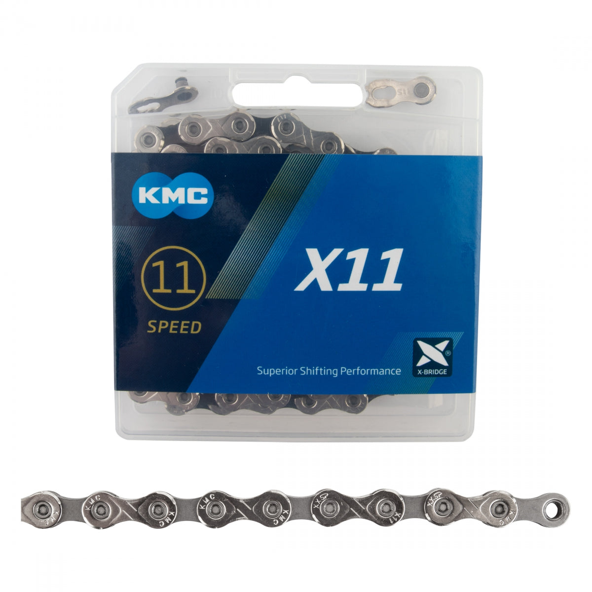KMC Chain X11 11s Black/Silver 118L