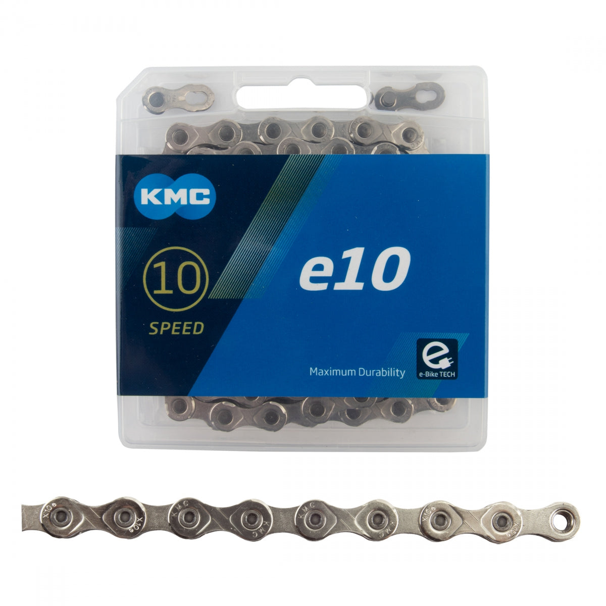 KMC Chain e10 Silver 136L for E-Bike