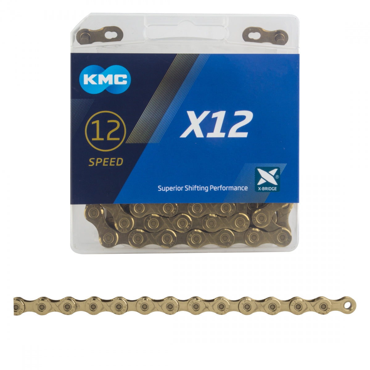 KMC Chain X12 12s Ti-N GD 126L