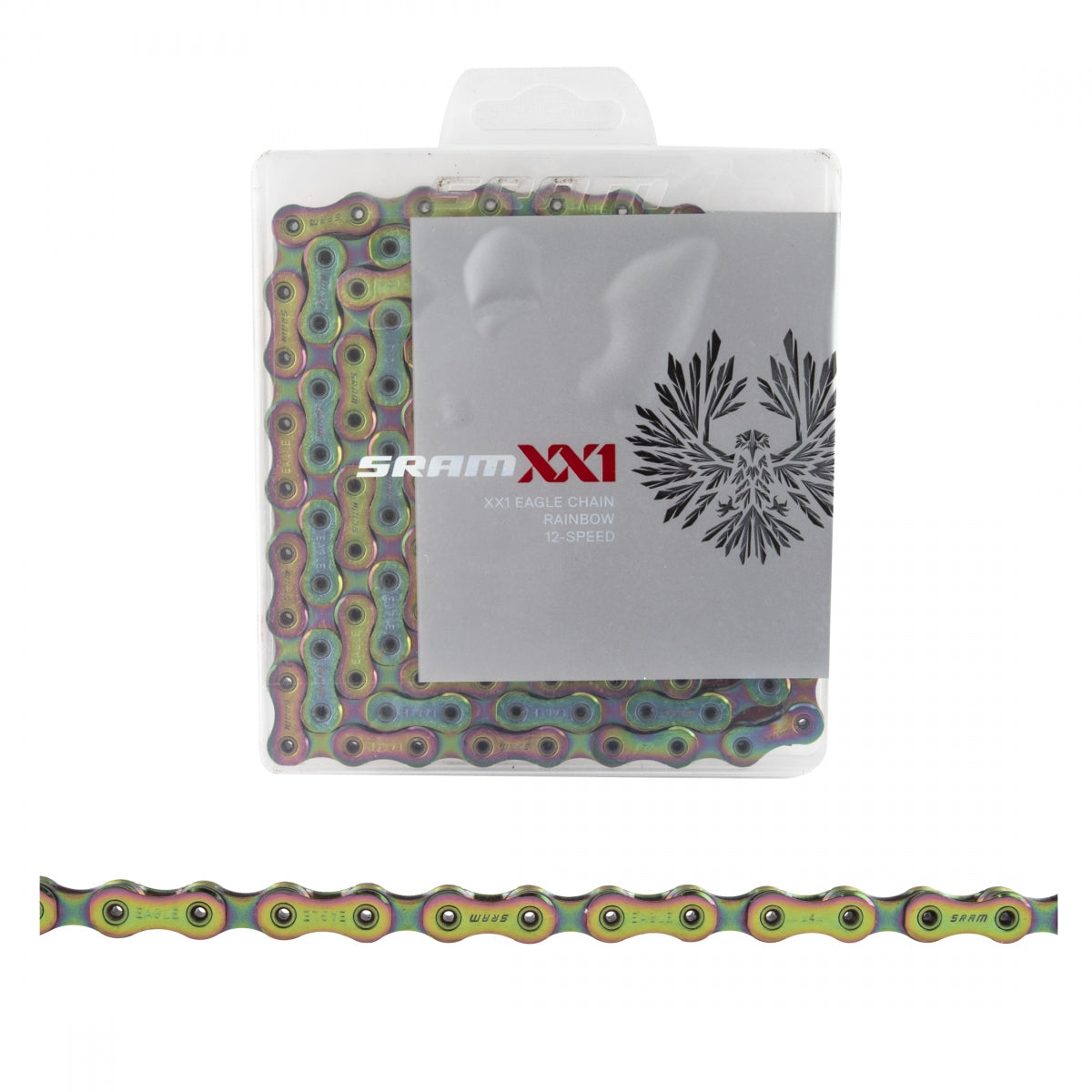 SRAM Chain Eagle XX1 12s Rainbow 126L Hollowpin Powerlock