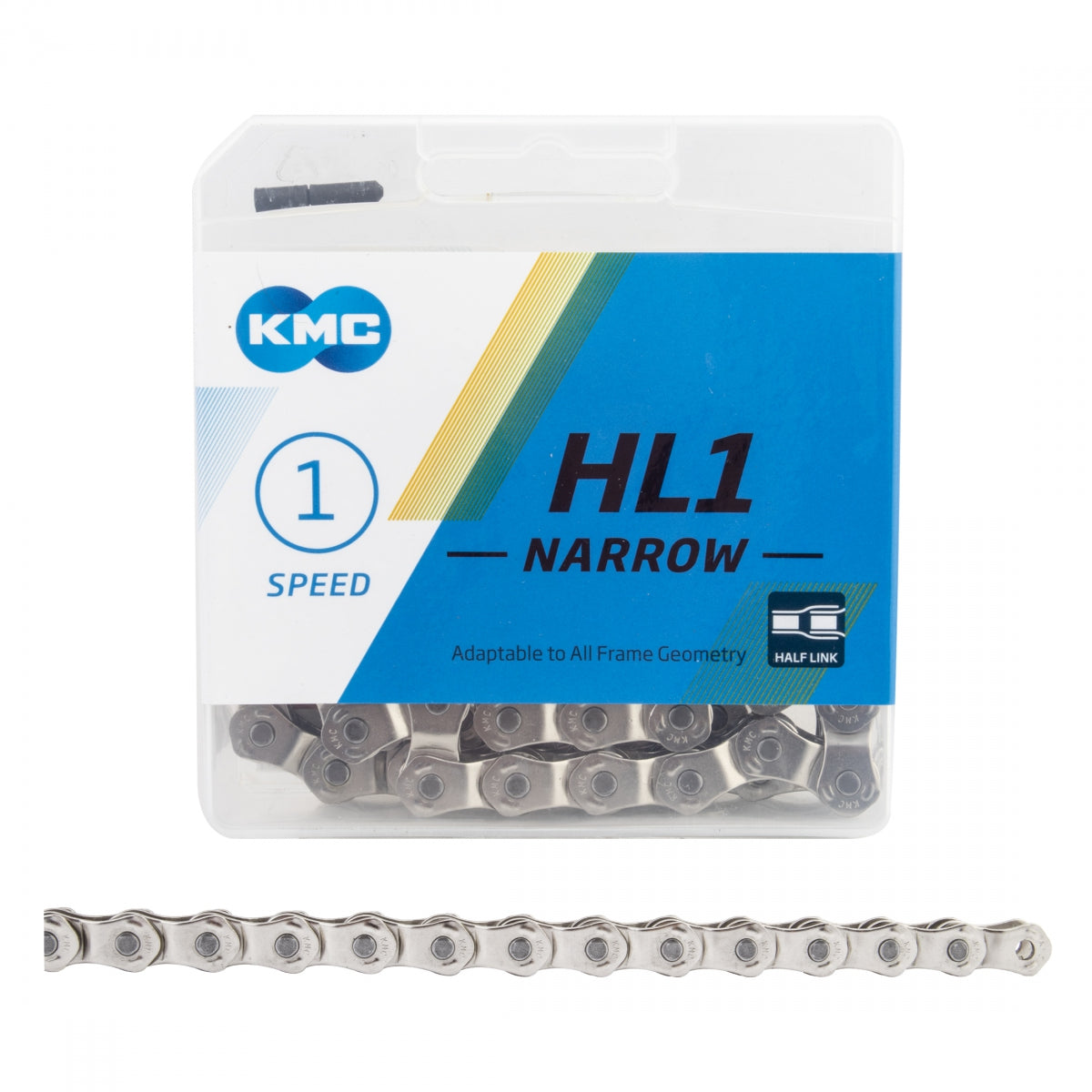 KMC Chain HL1 Narrow 1s Silver/Silver 100L