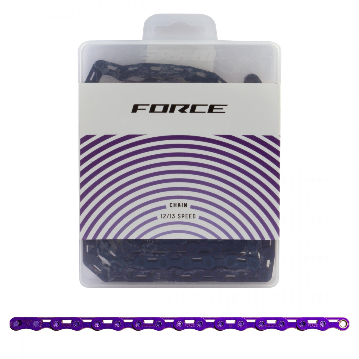 SRAM Chain Force E1 12/13s 126L Flattop-Powerlock PU (P)