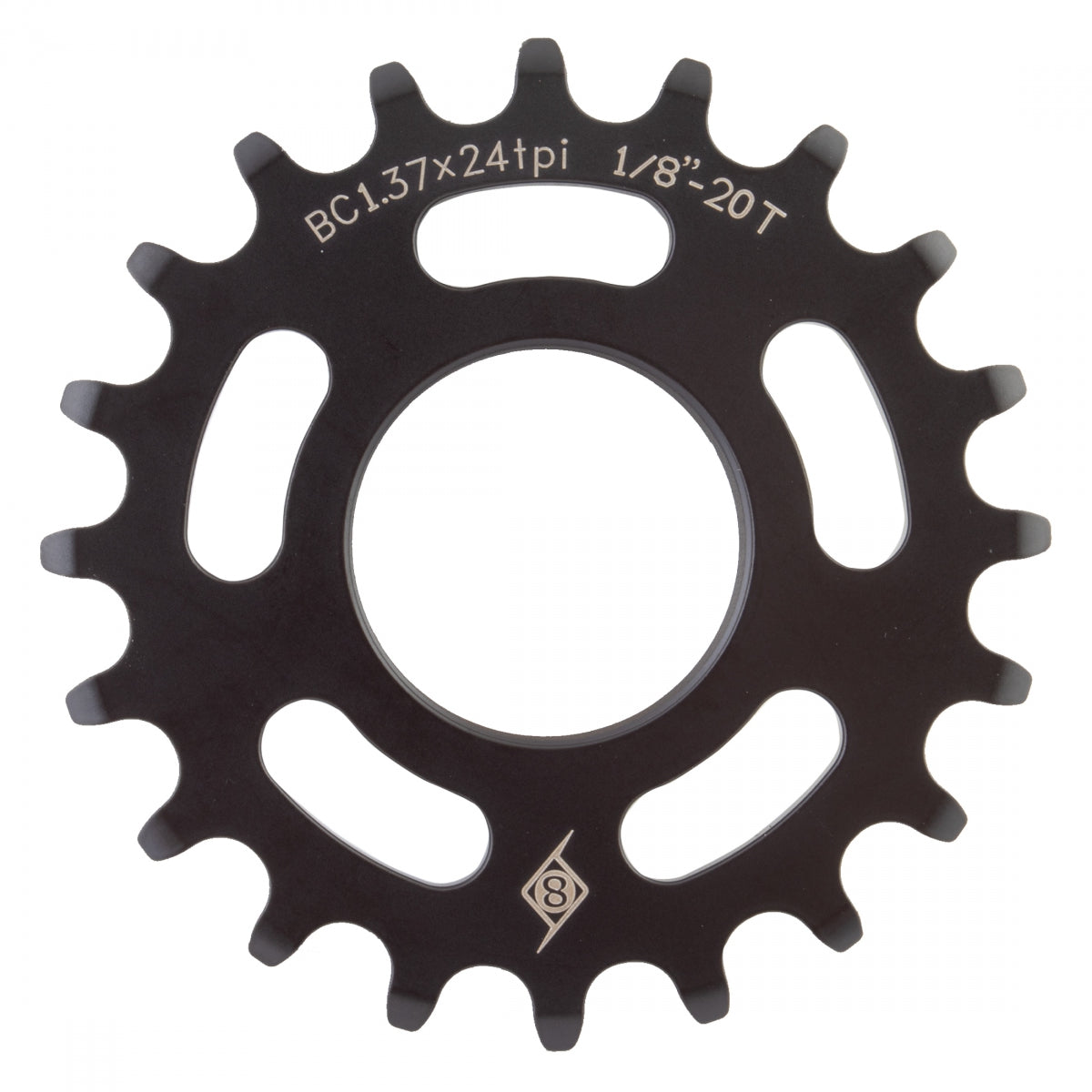 ORIGIN8 COG Track 20Tx1/8 Black