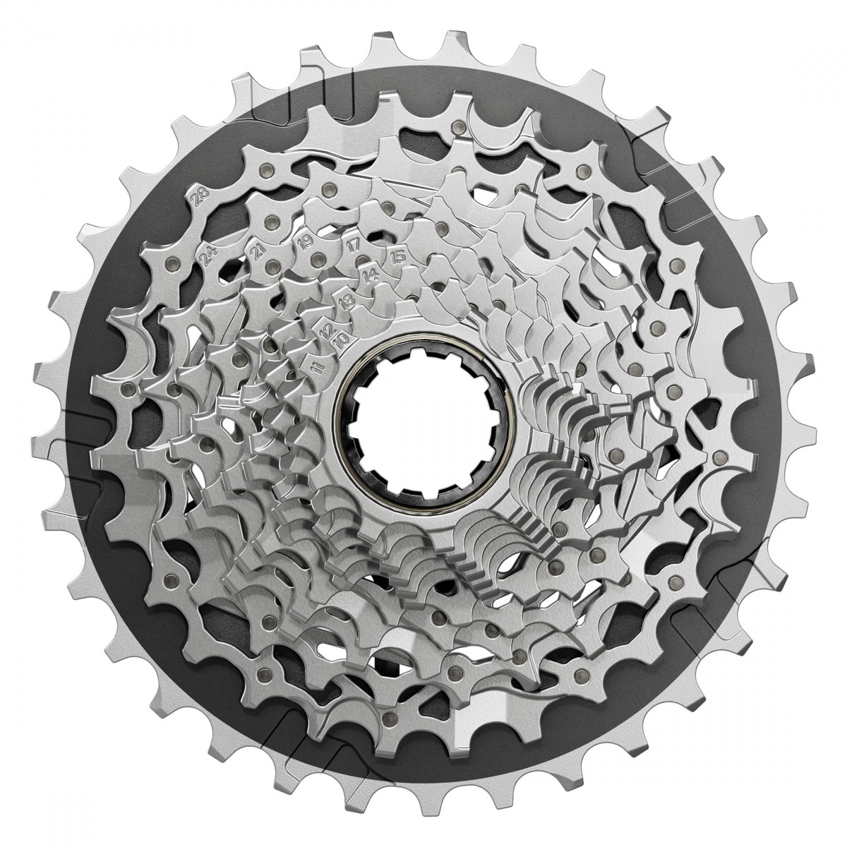 SRAM FH Cass XG1270 E1 10-33 12s XDR Silver Force AXS (P)