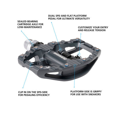 Shimano PD-EH500, SPD/PLATFORM PEDAL