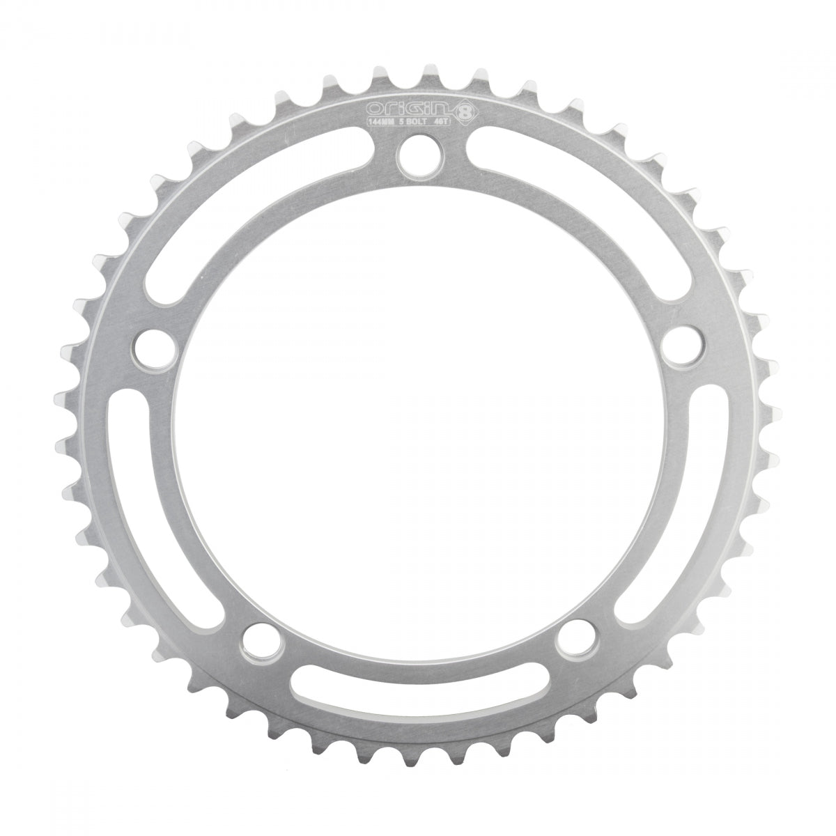 ORIGIN8 Chainring 144mm 46T Alloy TRK 1/8 Silver