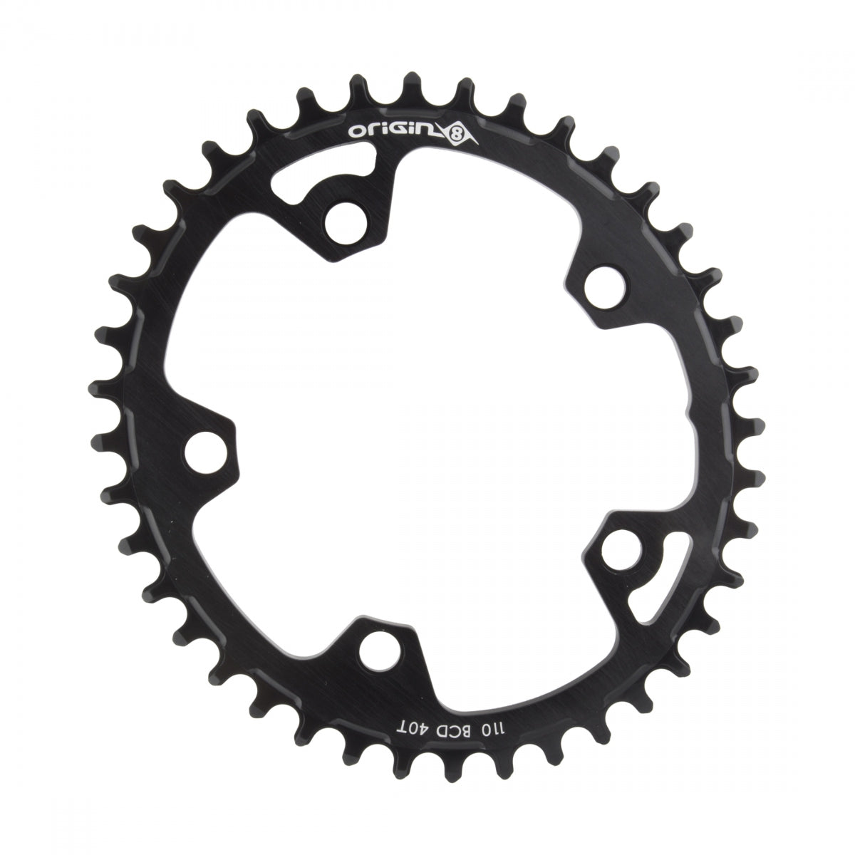 ORIGIN8 Chainring Holdfast Oval 110mm 40T 10/11s 5B Black