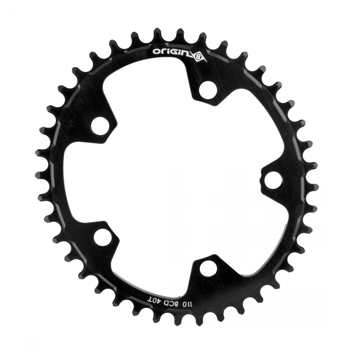 ORIGIN8 Chainring Holdfast Oval For Sram 110mm 40T 10/11s 5B Black