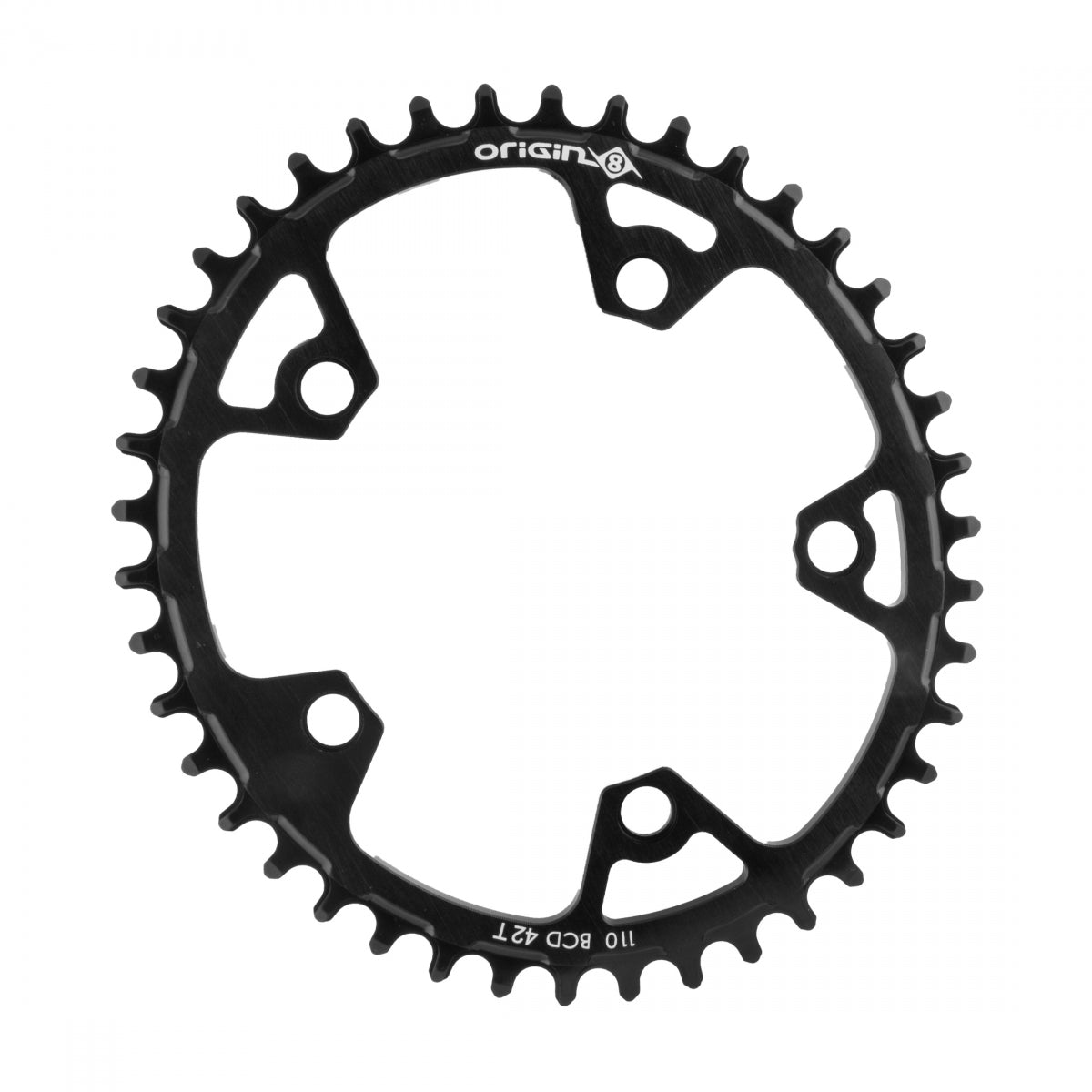 ORIGIN8 Chainring Holdfast Oval For Sram 110mm 42T 10/11s 5B Black