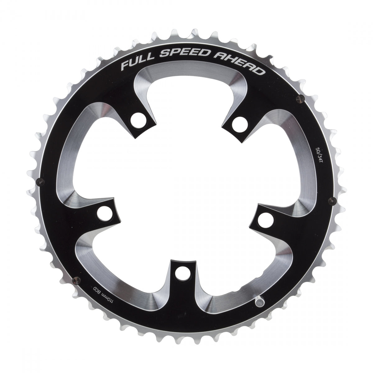 FULL SPEED AHEAD Chainring Road Super 110mm 50T 5B WA446 10/11s Black
