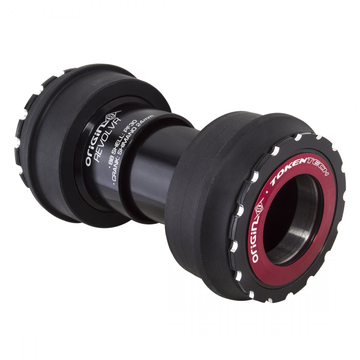 ORIGIN8 BB Set Revolvr PF30 To Shimano Outboard Thread Together SB Black