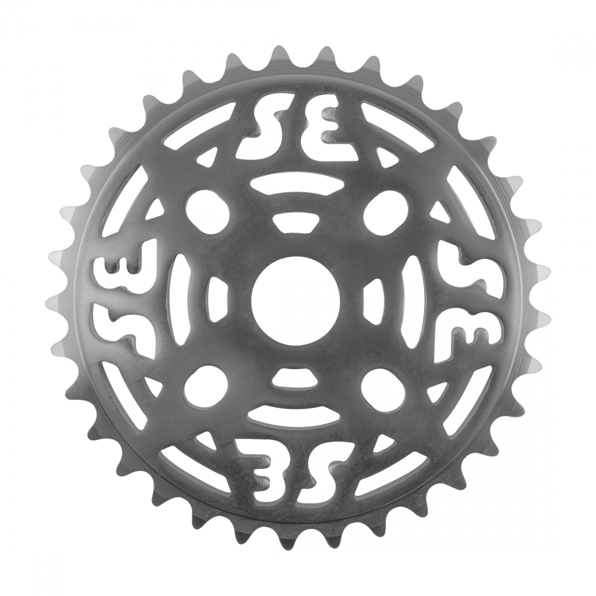 SE BIKES Chainring 1pc 33T 1/8 Alloy Silver