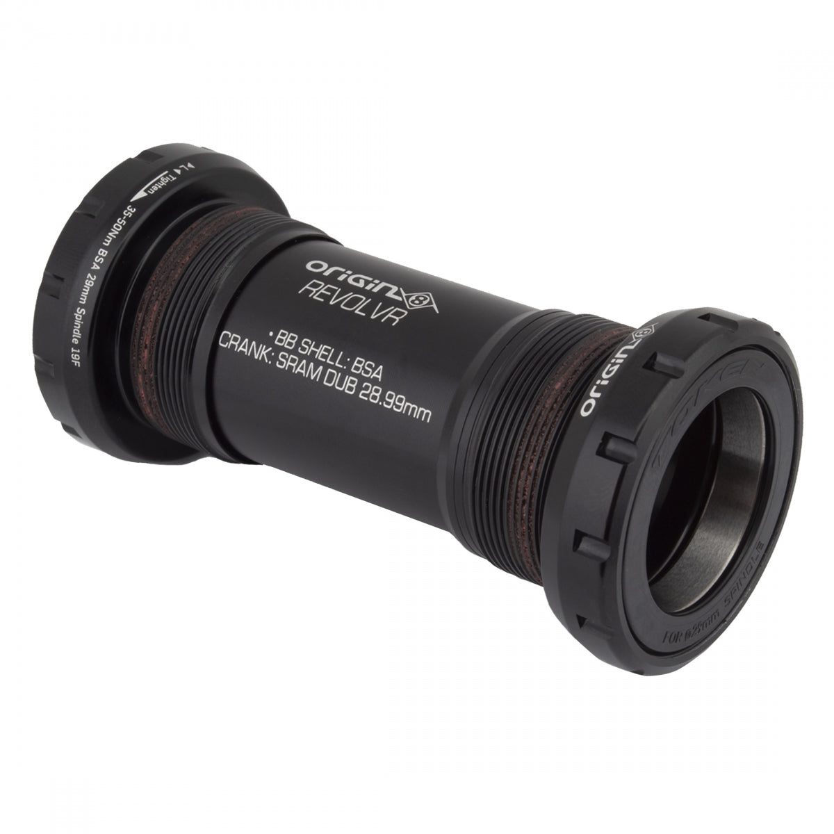 ORIGIN8 BB Set Revolvr BSA ENG To Fit DUB Outboard SB Black