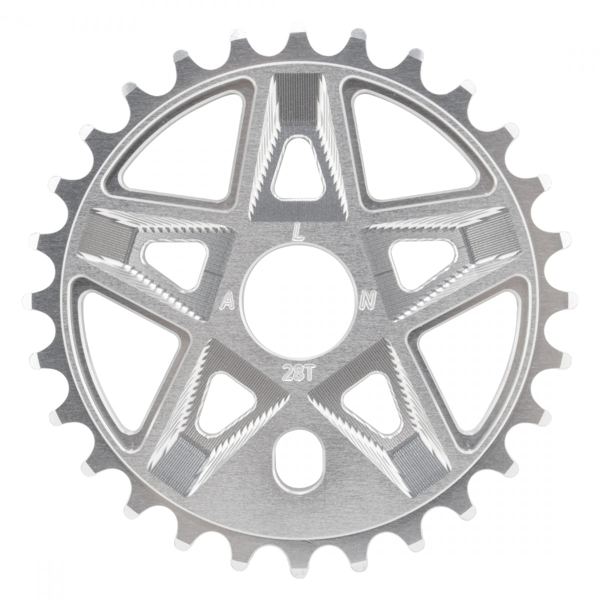 ALIENATION Chainring AN 1pc 28T 1/8 Pro Raider Silver