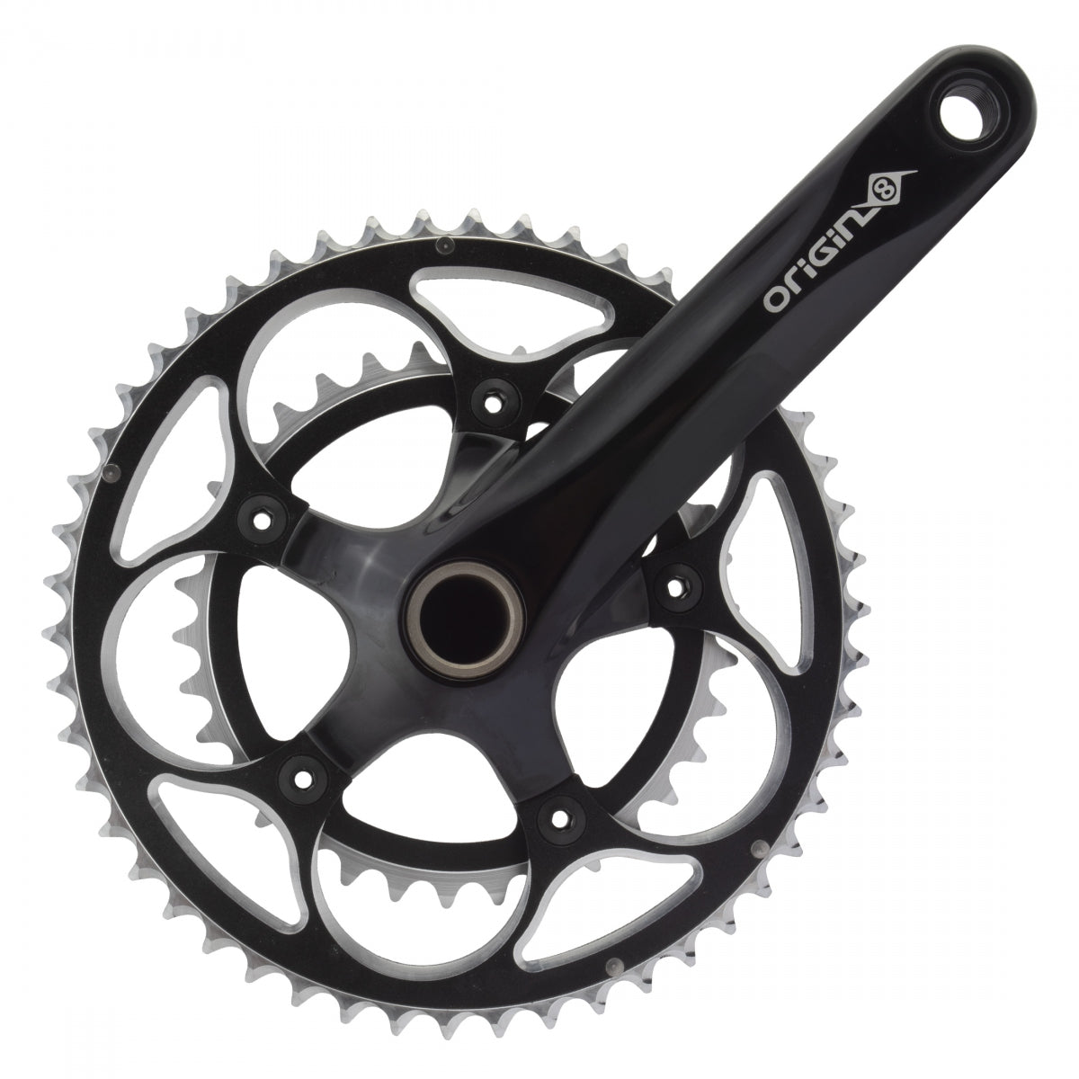 ORIGIN8 Crankset 2X 172x50/34 110BCD GXP Black