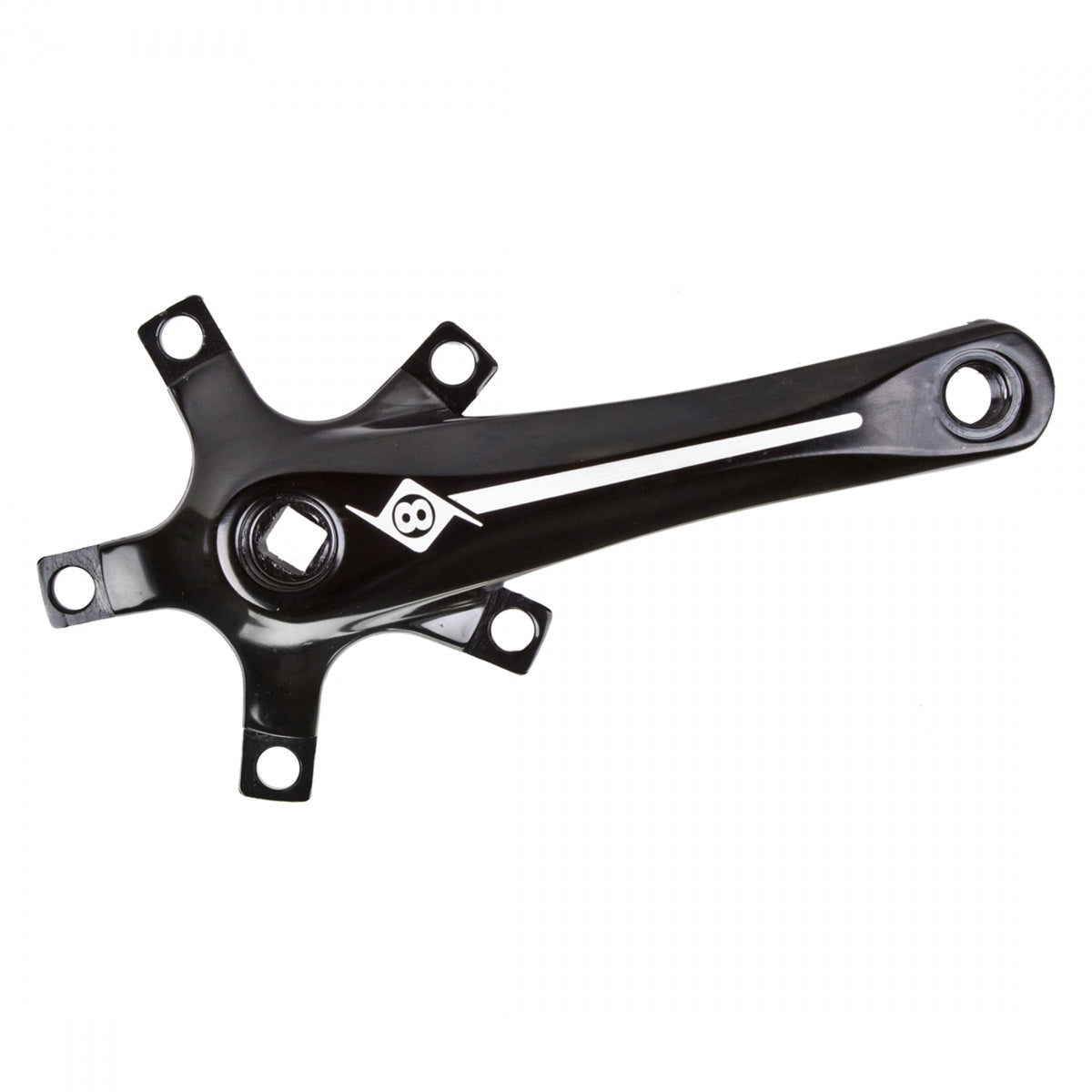 ORIGIN8 Crankarm Set 175 110 bcd Forged Black